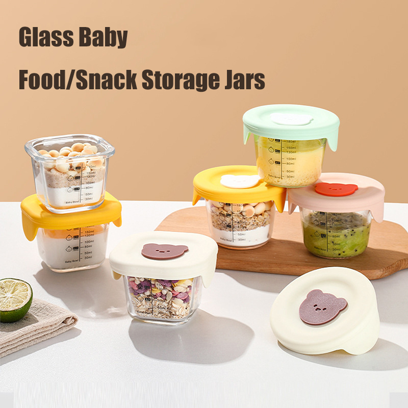 Baby Food Delivery - 180ml cam bebek maması saklama kavanozları