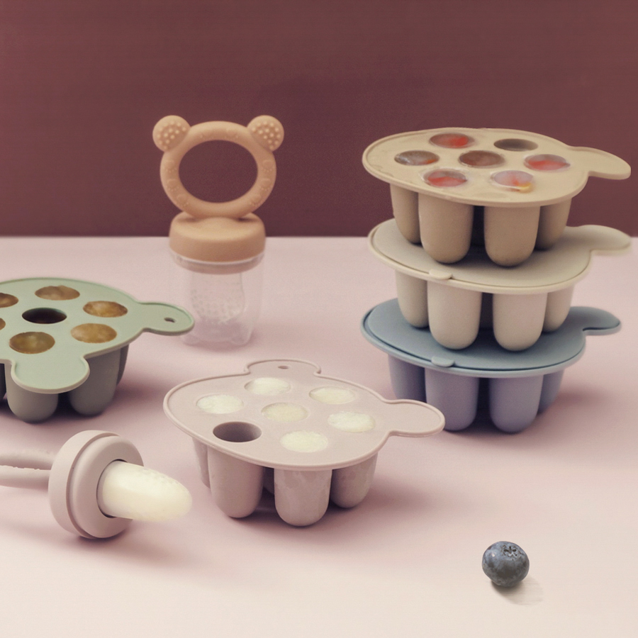 Baby Food Delivery - Bebek Dondurma Kalıbı Silikon Dondurma Yapıcı