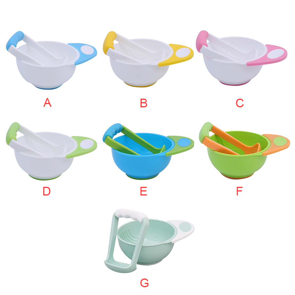 Baby Food Grinding Bowl - Bebek taşlama kase manuel çocuklar besleme