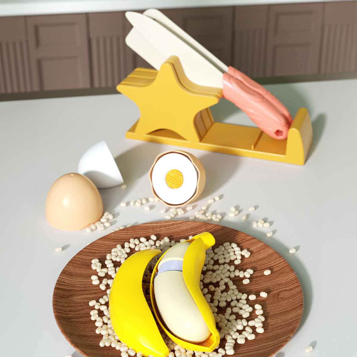 Kesme oyun oyuncak yiyecekler  - Baby Food Quantity incelemesi ve fiyatı